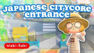 Creating A Simple City Entrance - Animal Crossing New Horizons