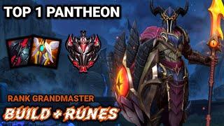 Wild Rift Top 1 Pantheon - Grandmaster Full Ranked