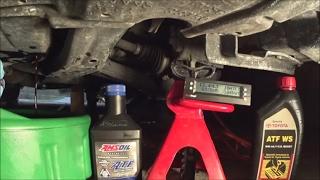 TOYOTA WS ATF simple and easy with using scangauge. Changing Toyota WS atf fluid. AMSOIL ATF super