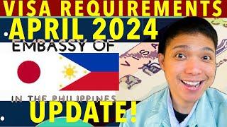  JAPAN VISA LATEST REQUIREMENTS (APRIL 2024) BY EMBASSY OF JAPAN IN TH PHILIPPINES #japantravel