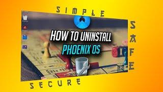 How to Uninstall Phoenix Os | Easy Way | Windows Dual Boot | Uninstall Prime Os | #TechnicalWorld