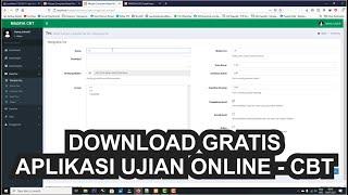 DOWNLOAD APLIKASI UJIAN ONLINE GRATIS - SOURCE CODE CBT ONLINE FULL DENGAN KARTU SISWA - REKAP HASIL