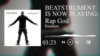 Rap God - Eminem | Instrumental | Beatstrument