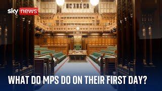 This is how new MPs spend their first day in parliament