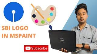 Draw SBI Logo in MsPaint | MSpaint me SBI का लोगो कैसे बनाये