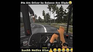 Kuchh Notice Kiya️ || (Gut Che Parande) Heavy Driver|| Bus simulator ultimate Funny Video #shorts