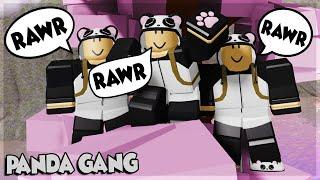 PANDA GANG CARRYING PART 3 *FUNNY MOMENTS* IN DUNGEON QUEST ROBLOX