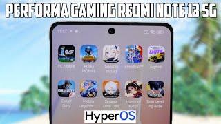 KUAT & ENAK KAH?! SIKSA 10 GAME BERAT PAKE REDMI NOTE 13 5G HYPEROS 1.0.4.0