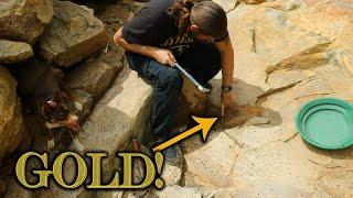 Crevices and Dry Creek Bed - Gold Prospecting in Colorado