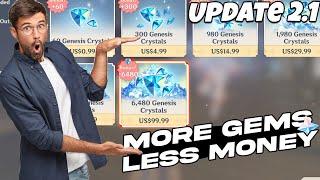Get more Genesis Crystals spending less Money | Genshin Impact