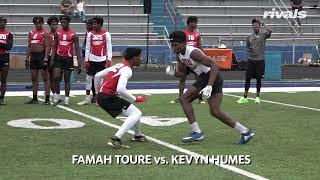 Rivals Camp New Jersey: WR vs. DB 1on1s