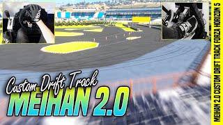 Meihan 2.0 Forza Horizon 5 Custom Drift Track Map - Steering Wheel & Shifter Gameplay