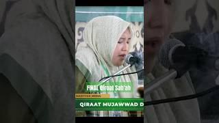 Finalis qiraat sabah mtqn 2024 Ustadzah Rofiatul Muna #mtq2024 #mtq #qori #qiraatsabah