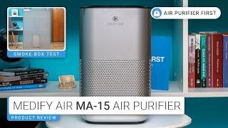 Medify Air MA-15 Air Purifier - Dual HEPA Filter (Review + Smoke box)