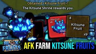 How To AFK FARM KITSUNE FRUITS! ️  | Blox Fruits