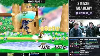 Sparky (Fox) vs. Reel (Marth) Smash Academy 02/28/2020