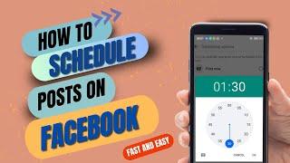 HOW TO SCHEDULE POST ON FACEBOOK | SCHEDULE FACEBOOK POST