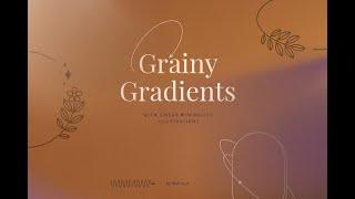 Grainy Gradients with Linear Shapes Stock Graphics Download