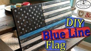 How to Build a Thin Blue Line Flag (DIY)