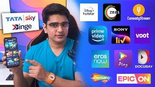 All OTT Apps in ONE Place  | Tata Sky Binge App Review! (Now Tata Play)