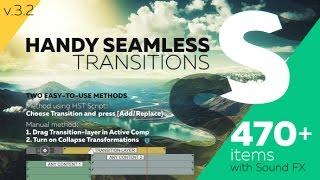 Handy Seamless Transitions | Pack & Script (After Effects template)