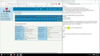 User Management System on VSOL OLT in WEB Mode