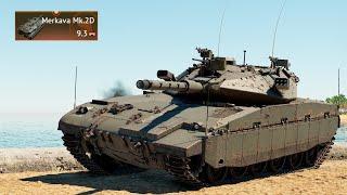 War Thunder Merkava Mk.2D Gameplay Realistic Tank Battles 144hz Ultra Graphics RTX 3070