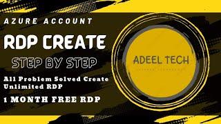 How to Create Azure Account 200$ (If You're Eligible) - Step by Step Guide |adeeltech