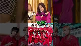 DDU-DU-DDU-DU || BLACKPINK V/S STRAY KIDS #blackpink #kpop #shorts #straykids