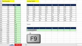 Excel Magic Trick 1296: COUNTIFS with OR Criteria & SUMPRODUCT to Score Myers-Briggs Test