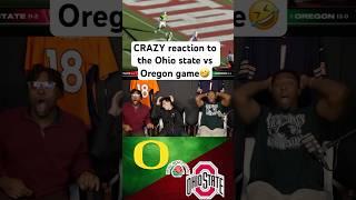 Crazy reaction to the Ohio state vs Oregon game #cfb #shorts #ohiostatefootball #oregonducks #sports