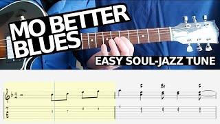 Mo Better Blues (melody + chords) Jazz Guitar Lesson