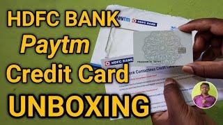 Paytm HDFC Credit Card Unboxing | hdfc bank credit card unboxing | HDFC Paytm Credit Card Unpacking