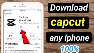 How to Download capcut app in any iphone // Fix capcut not showing in app store