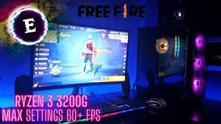 Free Fire On Ryzen 3 3200G Processor Gaming PC | No Graphics Card | WINDOWS 11 |