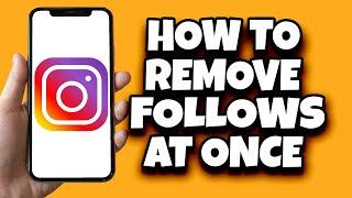How To Remove All Instagram Followers At Once (Simple)