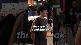 Are Koreans good at English?  #korea #streetinterview #english