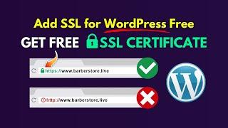 How To Get Free SSL Certificate for WordPress Website | Add SSL To Website