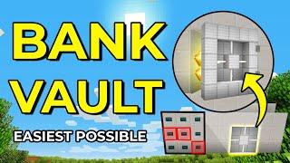 Как сделать простой BANK VAULT в Minecraft - Easy Учебник