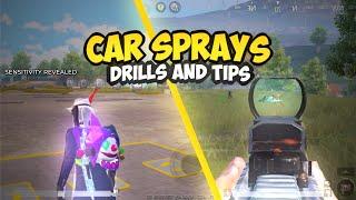 Car Spray Tips And Drills | God Level Tracing Skills | BGMI Tips And Tricks | WANTED GaminG 