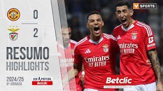 Resumo: Nacional 0-2 Benfica (Liga 24/25 #8)