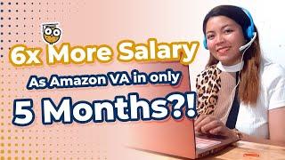 Former Office Worker Earns 6x More Salary As An Amazon VA In Only 5 Months! | Czarina Success Story