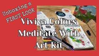 Unboxing the NEW @VivivaColors Meditate With Art Kit | Coupon and Link Below!