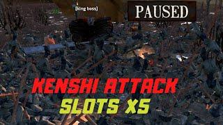 Kenshi attack slots x5 vs Vanilla attack slot x1