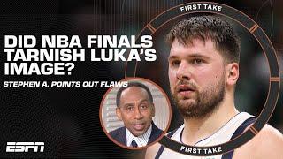 Did Luka Doncic's Finals performance tarnish his image? Stephen A. points out the flaws | First Take