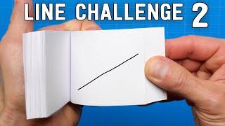 Flipbook LINE Challenge 2 // What can I do with just a line?