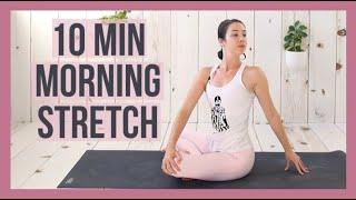 10 min Morning Yoga Stretch for Beginners - Energy Boost Yoga
