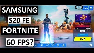 So how is Fortnite's new 60 FPS feature on the Samsung Galaxy S20 FE? | Azaad's Gaming |