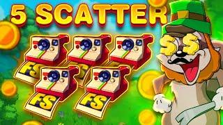 I HIT A 5 SCATTER ON LE BANDIT! (Big Slot Win)