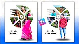 New Circle Shape Photo Editing in PicsArt Telugu 2024 | New Picsart Photo Editing Tutorials